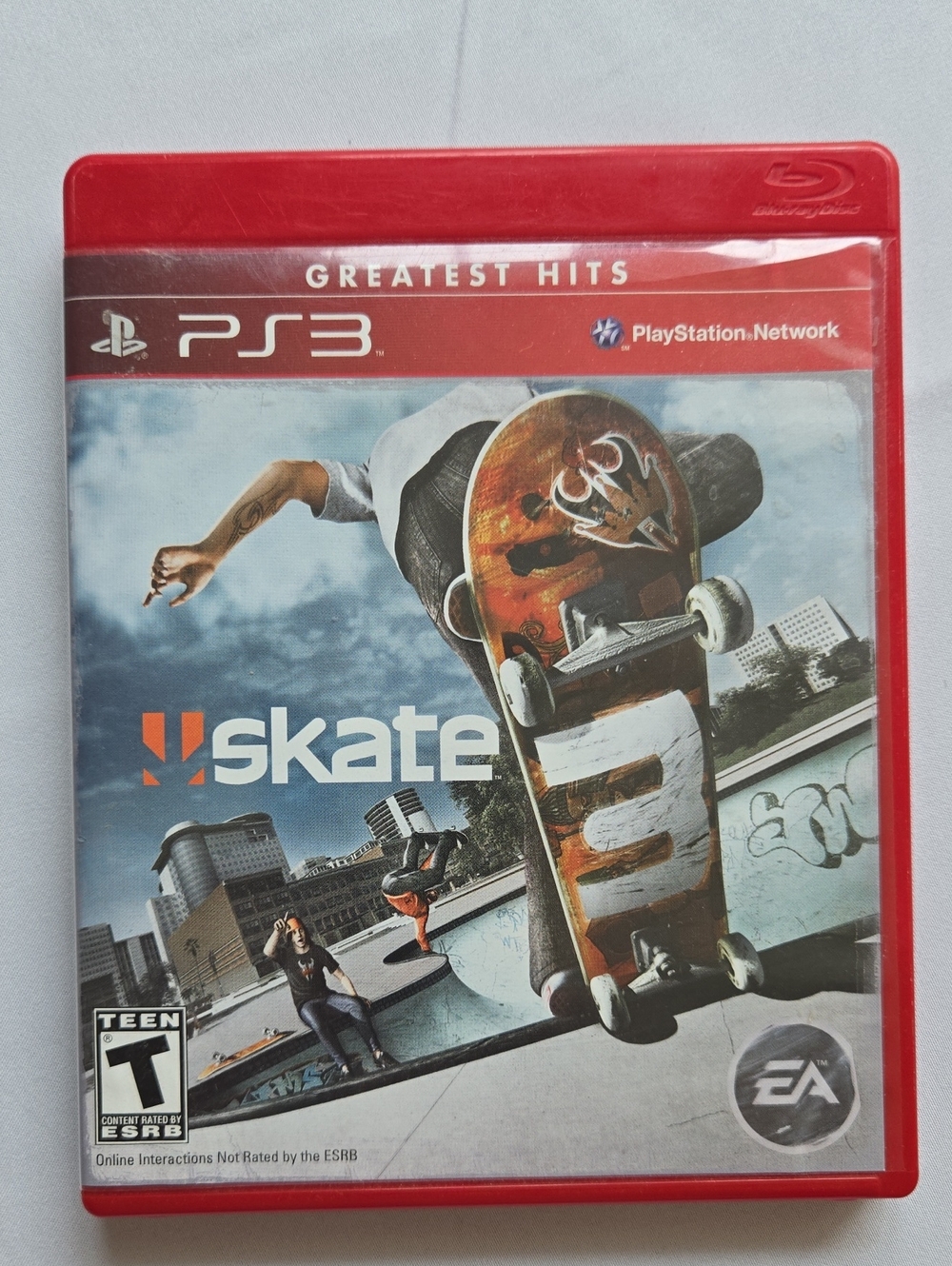 Sony PS3 Skate (Greatest Hits) Red Case